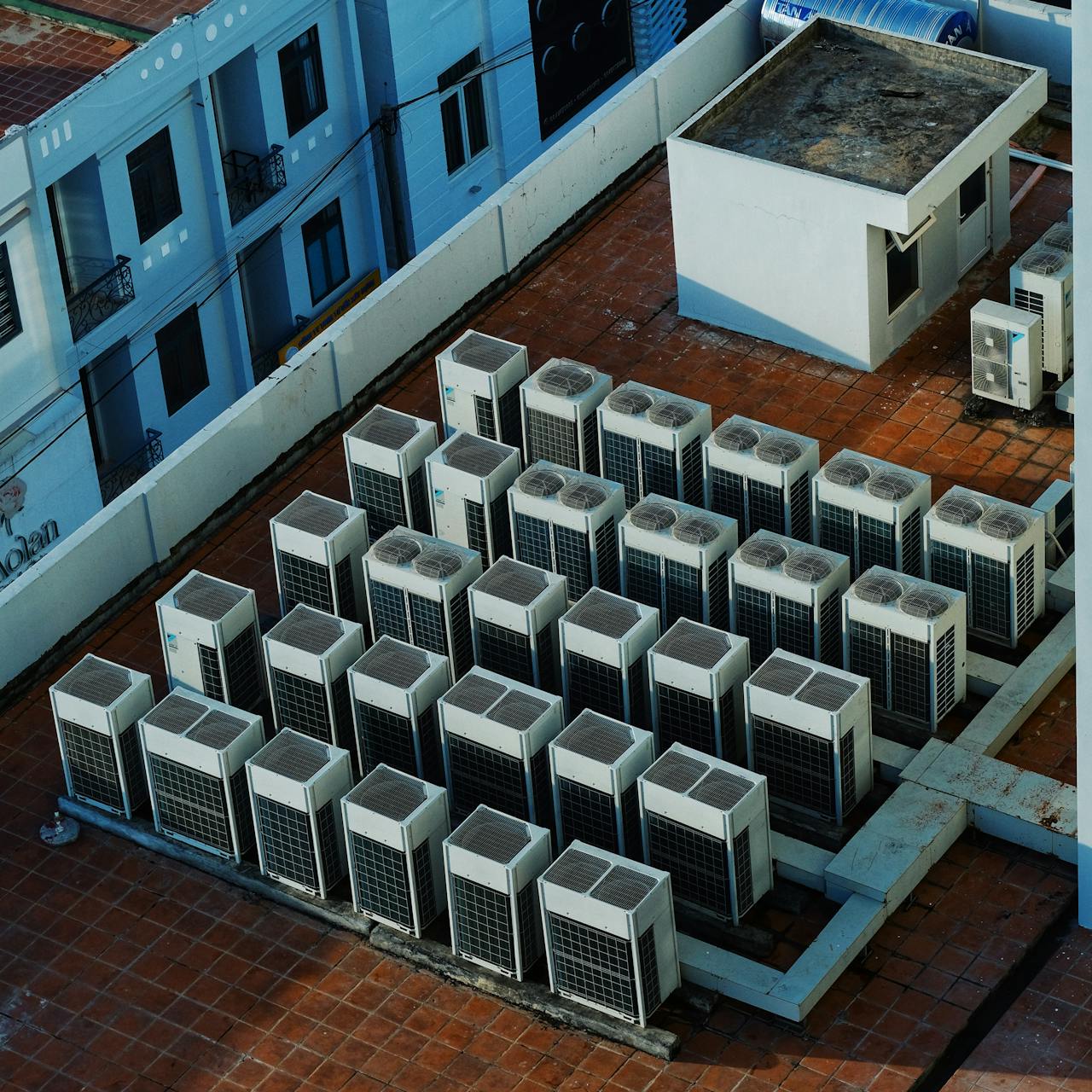 Fans on Roof